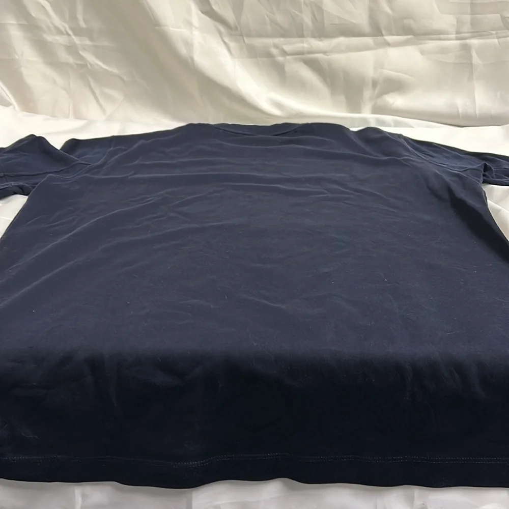 Brunello Cucinelli Navy Slim Fit Faux Layer Crew Neck. XL. NWOT - Picture 6 of 6